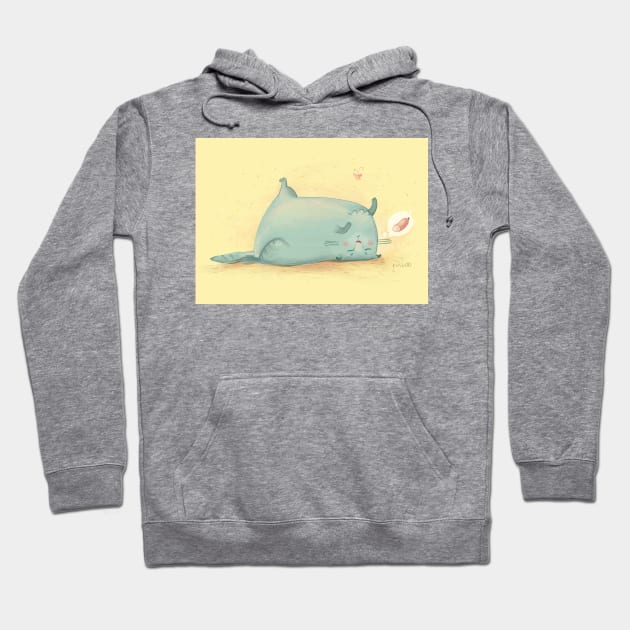 Dreaming Cat Hoodie by Art Consulate